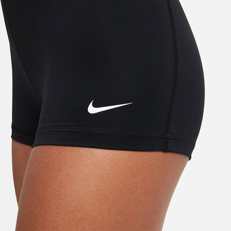 Nike Women's Pro 365 Black White Shorts Medium