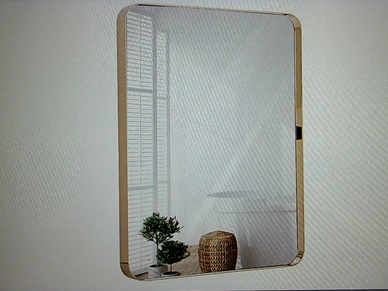 Elegant Bronze Rectangle Mirror 22x30 Home Decor