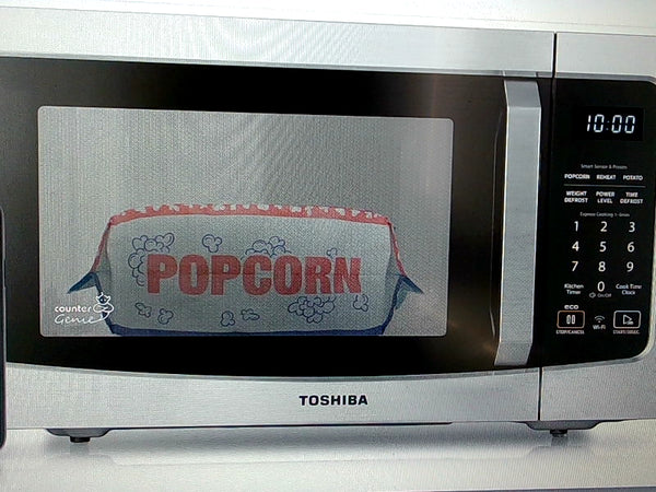 Toshiba 1.3 Cubic Feet Stainless Steel Microwave Oven