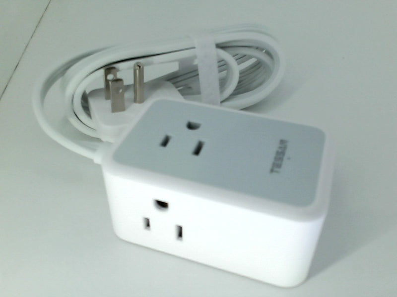 Compact TESSAN Power Strip with USB Ports Small