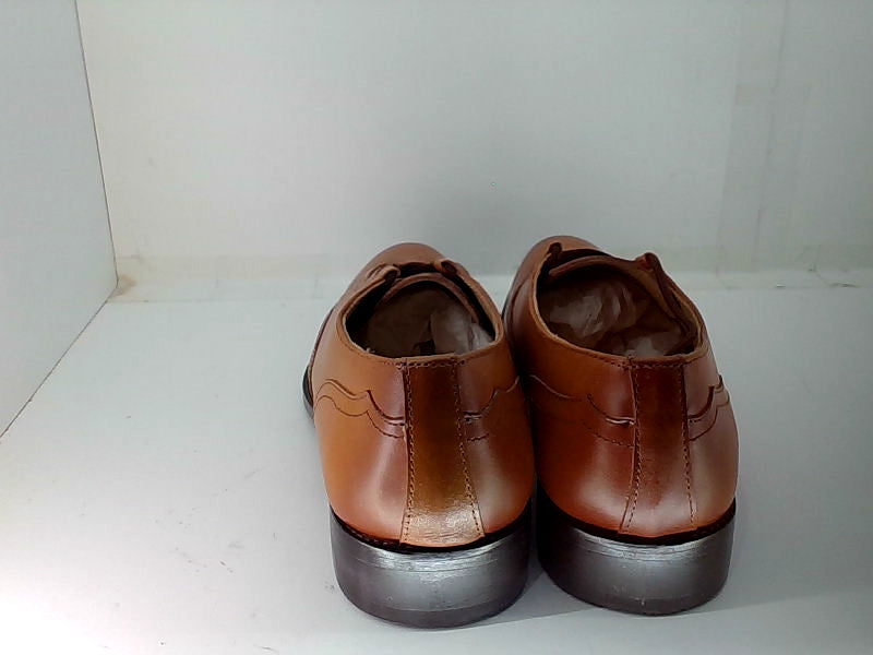 Love and Liberty Men's Tan Lace-Up Dress Shoes Size 10.5