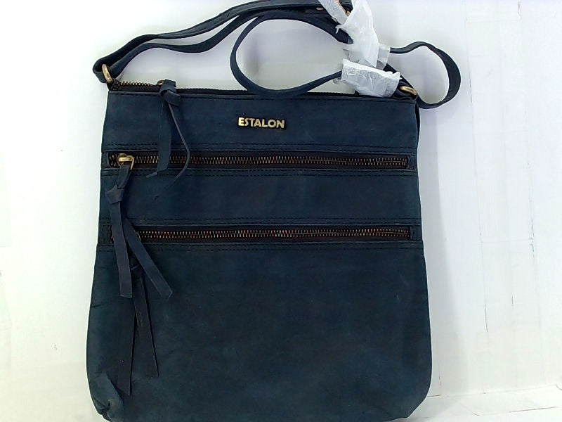 Indigo Leather Crossbody Purse for Women Estalon