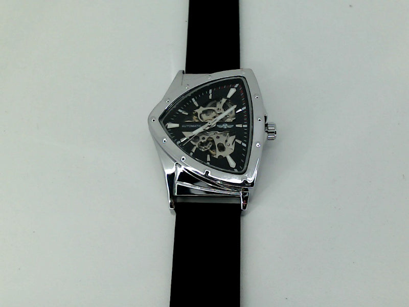 Forsining Men's Triangular Black Wristwatch