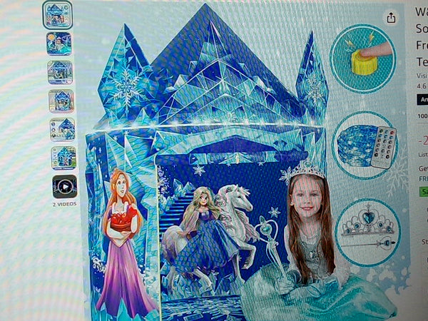 Kids' Frozen-Themed Play Tent 40'' D x 51'' H