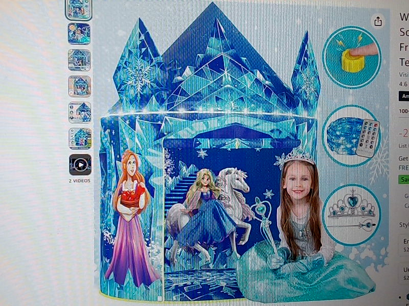 Kids' Frozen-Themed Play Tent 40'' D x 51'' H