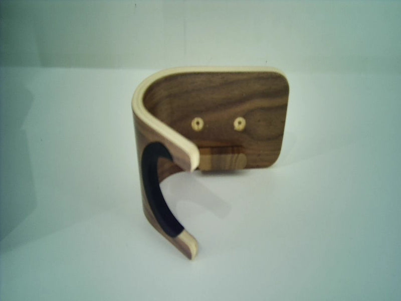 Ecotribe Walnut Color Walnut Guitar Holder for Wall