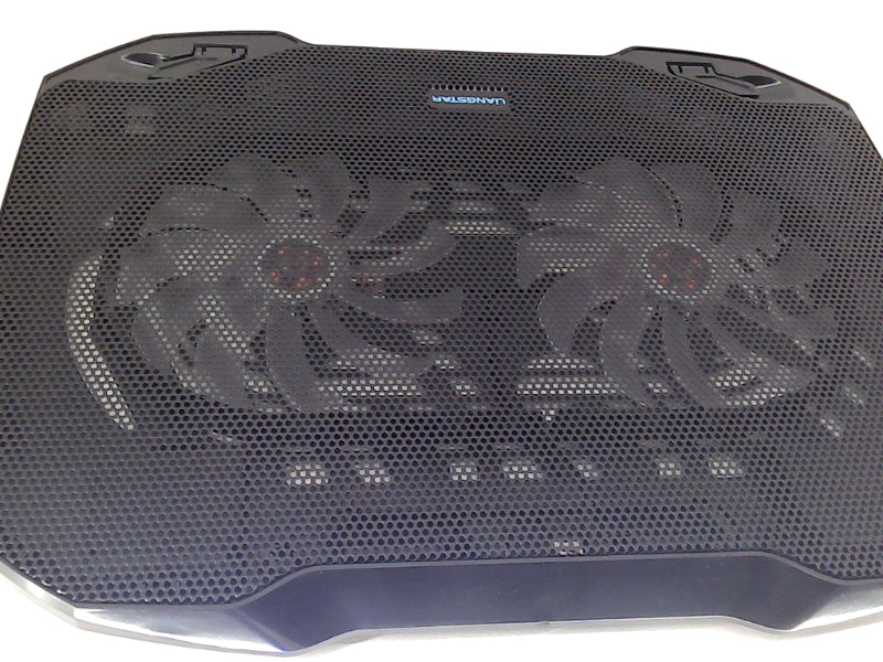 LIANGSTAR Laptop Cooling Pad with Dual Fans Black