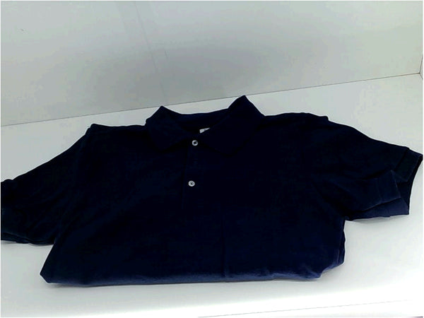 Jerzees Mens Short Sleeve Polo Shirt Color Navy Blue Size Small