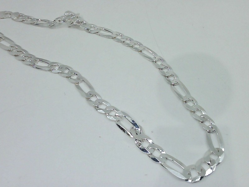 Aka Gioielli Mens Necklace Scarf Color 925 Silver Size 22 Inches Long