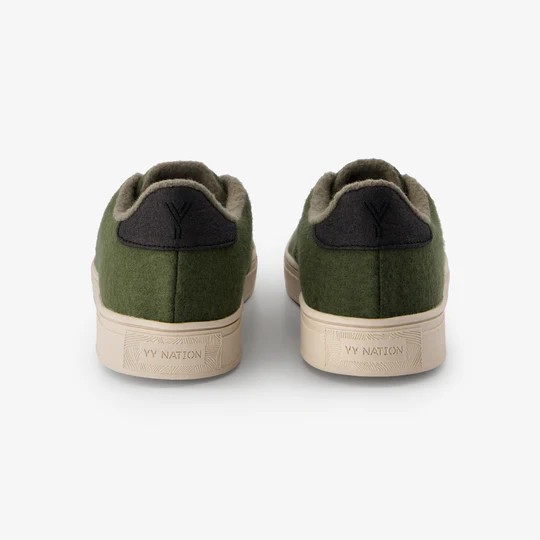 YY Nations Shoes Cirro Wool Color Forest Night / Natural Pair of Shoes