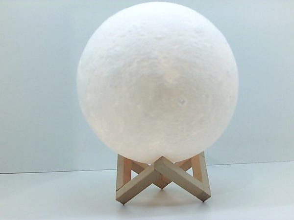 Mydethun 3D Moon Lamp with 5.9 Inch Wooden Base