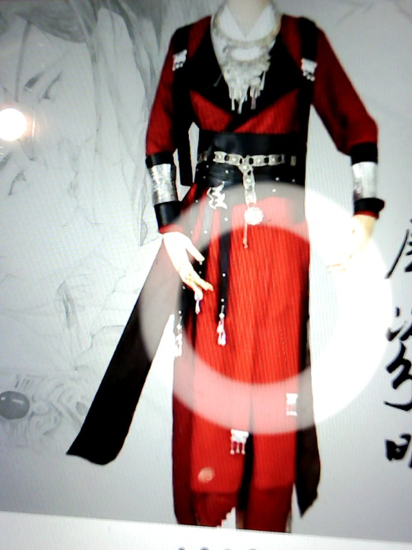 Xcover Hua Cheng Cosplay Color Red & Black Size Medium