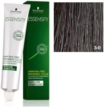 Schwarzkopf ESSENSITY Permanent Hair Color - Choose Your Shade ( Shade:3-0 Dark Brown)