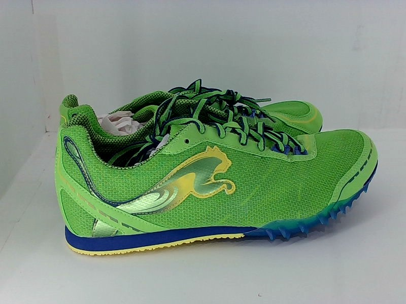 Puma Mens Tfx Distance V4 Athletic Shoes Green Size 10 Pair of Shoes