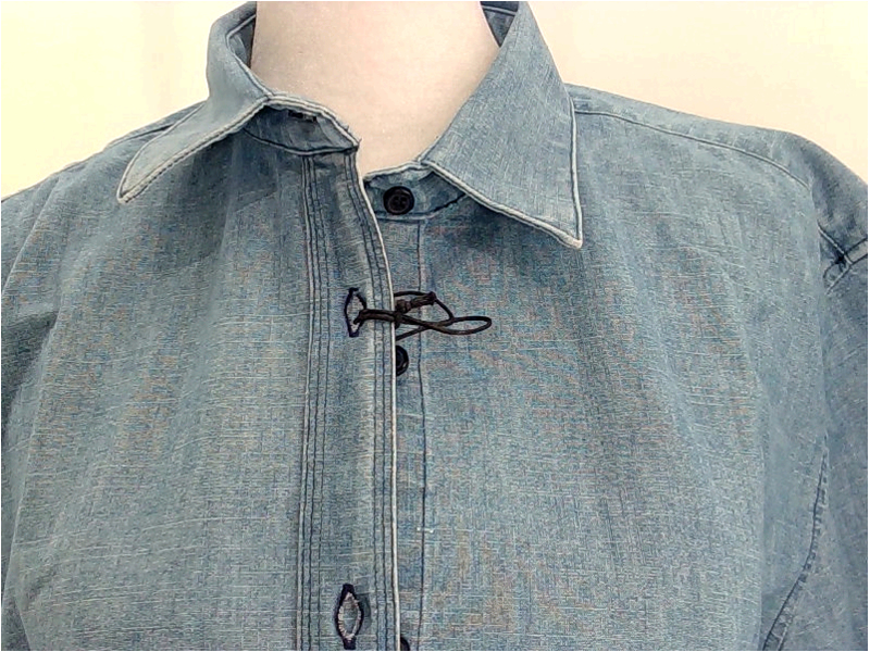 Lafaurie Mens Botan Shirt Regular Sleeve Casual Button Down Shirt Size Small