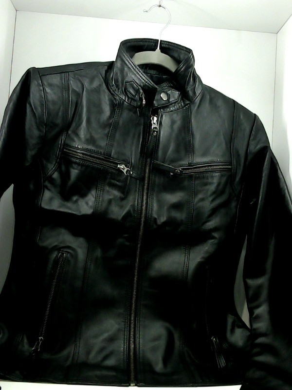 Sidenterprises Womens Jacket Leather Regular Zipper Leather Jacket