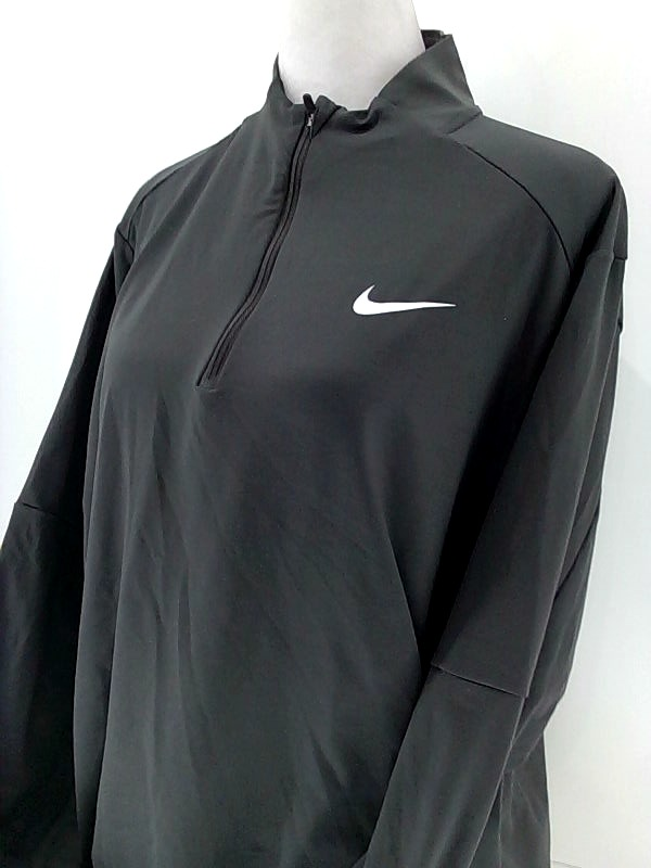 Nike Mens DRI-FIT ELEMENT 1/2 ZIP TOP Stretch Strap Zipper Active Sweatshirt Large