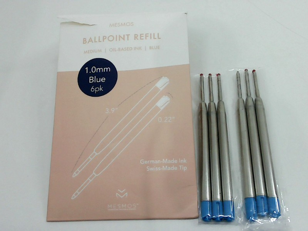 Mesmos Ballpoint Refill Color Navy Blue Size 1.0mm