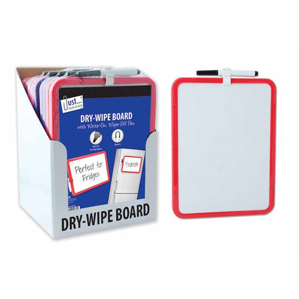 Magnetic Dry Wipe Board A4 Large Clean Pen Included Notice School Office Home