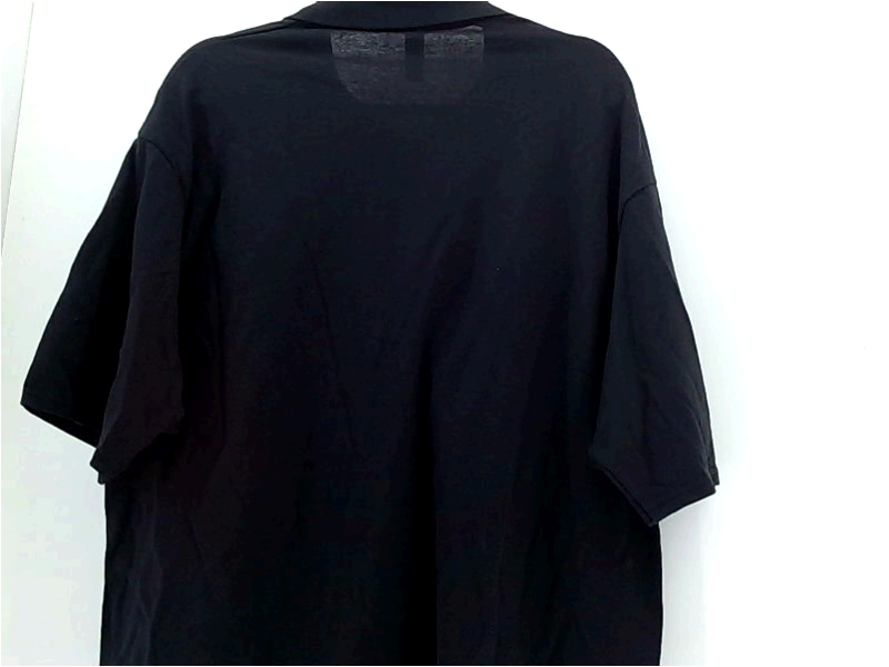 Jerzees Mens POLO Short Sleeve Polo Shirt Color Black Size X-Large