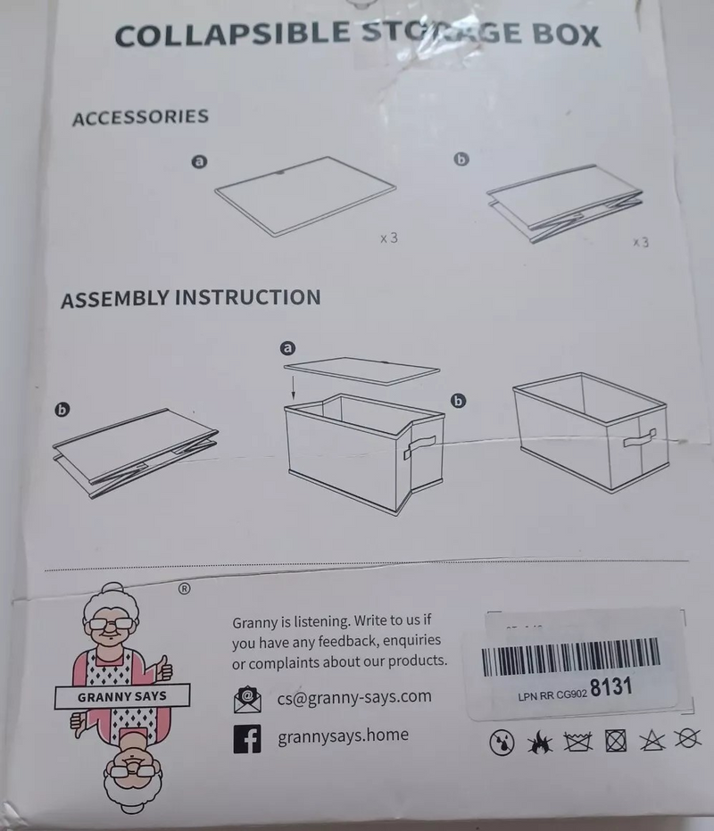 Granny Says Collapsible Storage Box