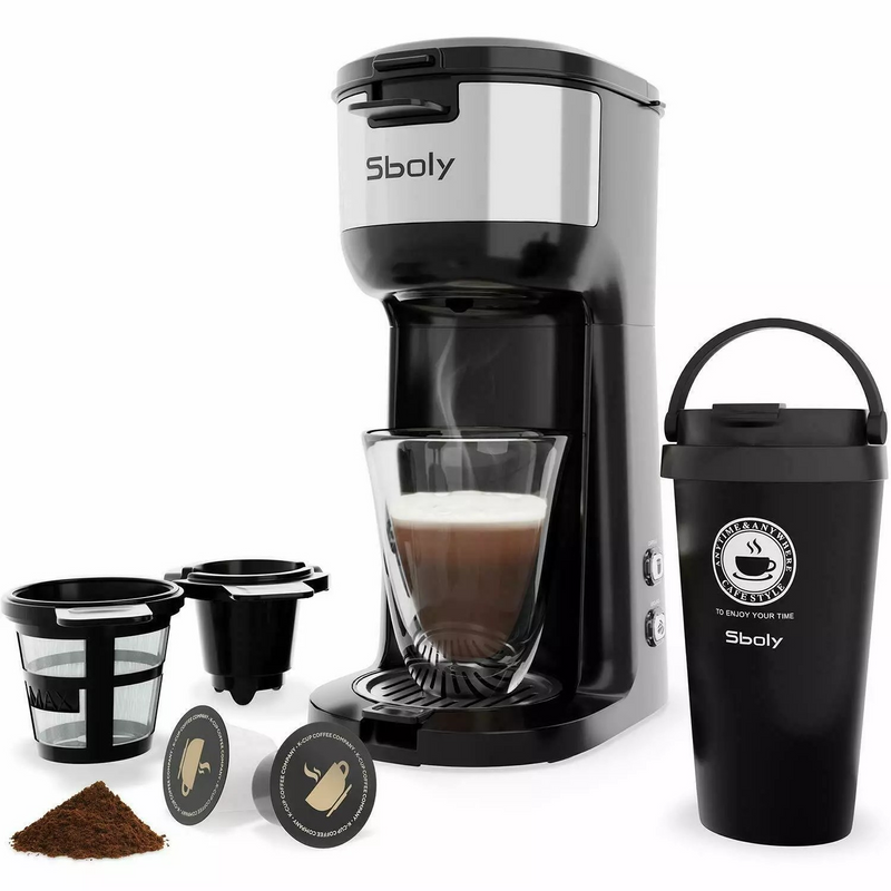 Sboly Brew Two Ways Funciona Con Café Molido O Taza K 10ussy1177bk C