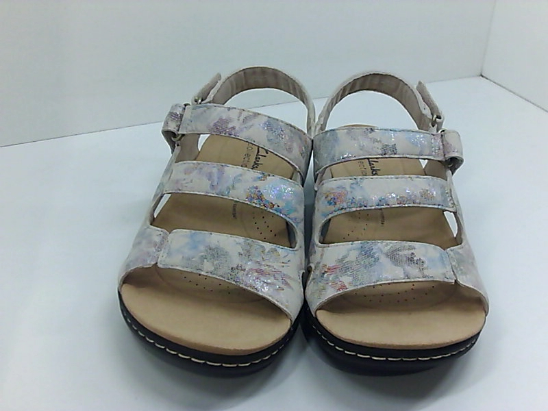 Clarks Womens Flat Sandal Open Toe Casual Flat Sandals 6 Pair of Shoes