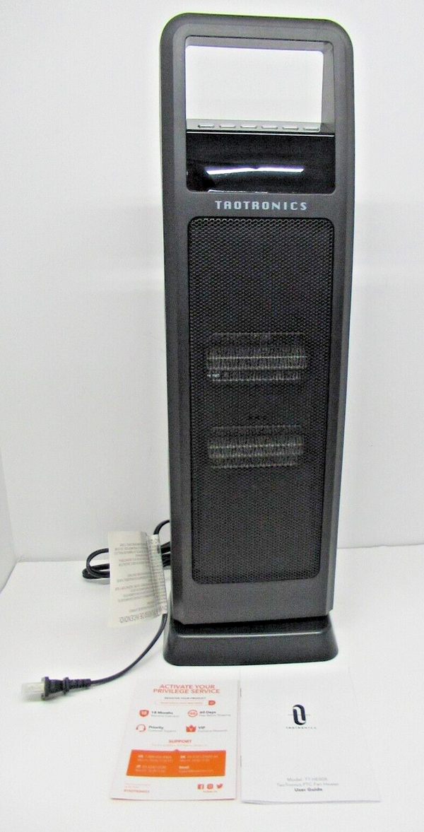 Taotronics Tt He008 Dual Ptc 1500w Portable Electric Heater Remote Control