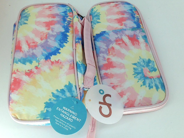 Choco Mocha Soft Pencil Case for Kids Tie Dye Colorful