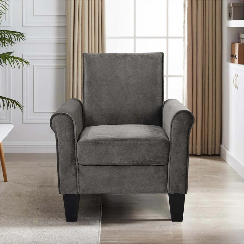 Linen fabric Accent Armchair for Reading