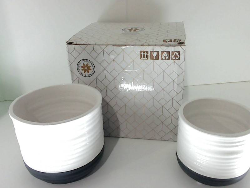 Hamilton Macphee & Tonbridge Planter SetColor White 2 Pack