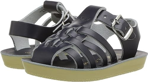 Boys Sailor Salt Sandals Unisex Color Black Size Big Kid 6.0 Pair Of Shoes