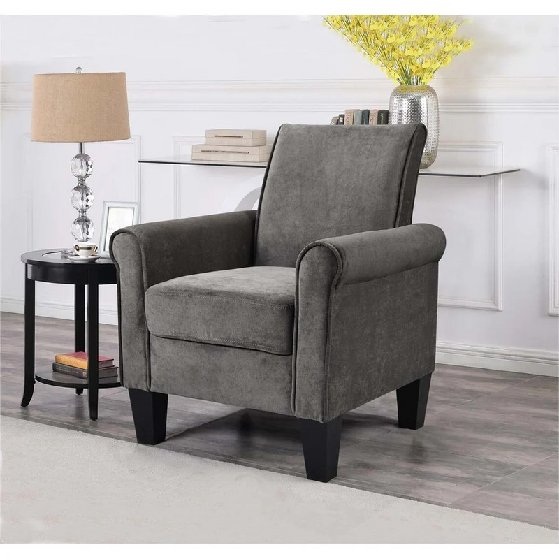 Linen fabric Accent Armchair for Reading