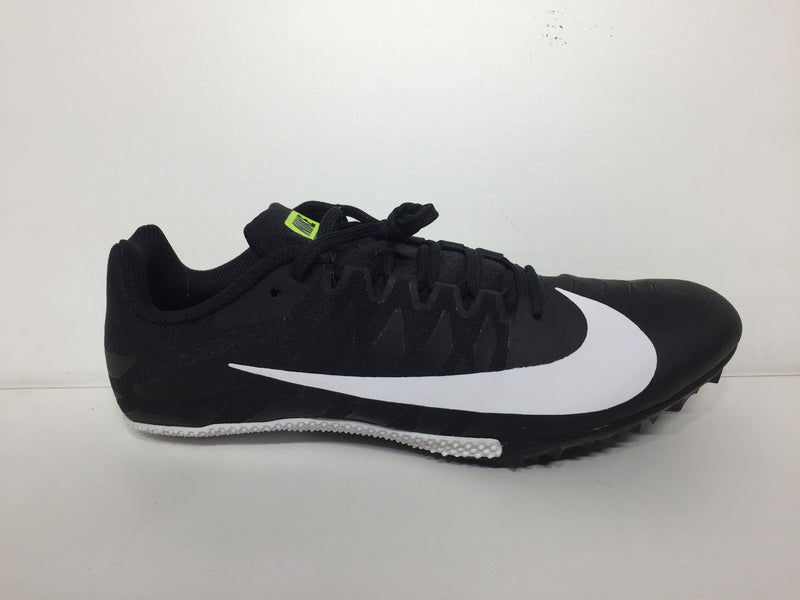 NIKE Men SIZE 9 BLACK/WHITE ZOOM RIVAL S Pair of Shoes