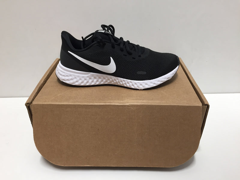 NIKE MEN SIZE 7 BLACK/BLACK-WHITE-REVOLUTION Pair of Shoes