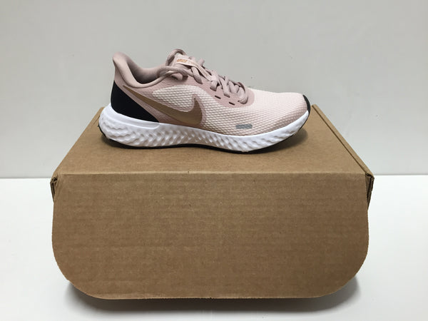NIKE-W-SIZE 6-BARELY ROSE /METALLIC RED BRONZE -REVOLUTION 5
