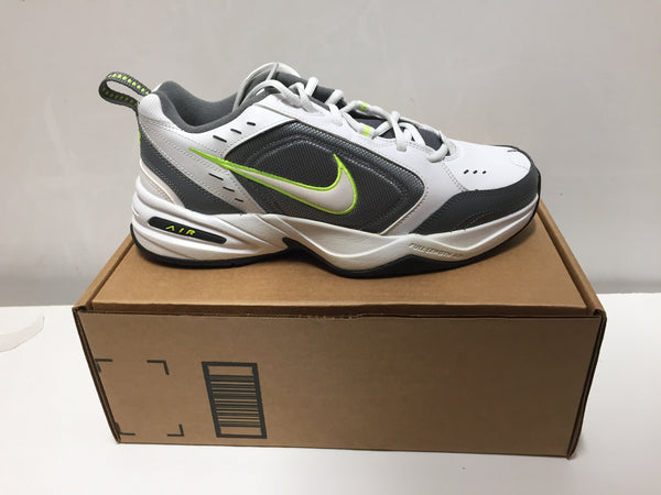 Nike Men Size 10-white/grey-air Monarch Pair Of Shoes