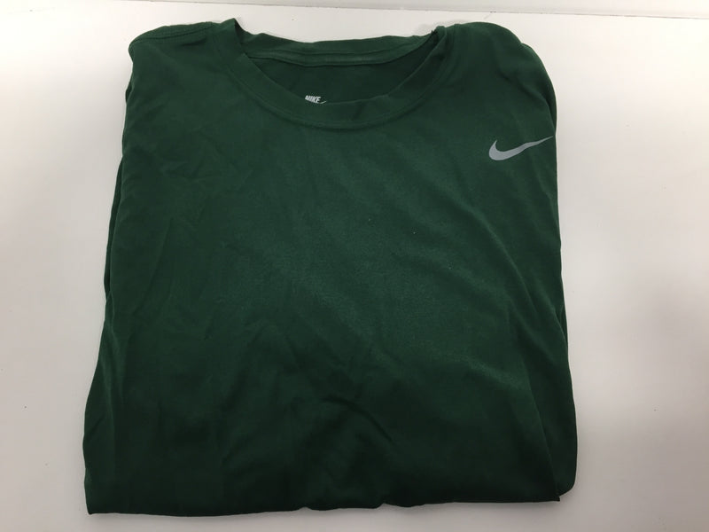 Nike Men Size Xlarge Green Grey Dri Fit T-Shirt