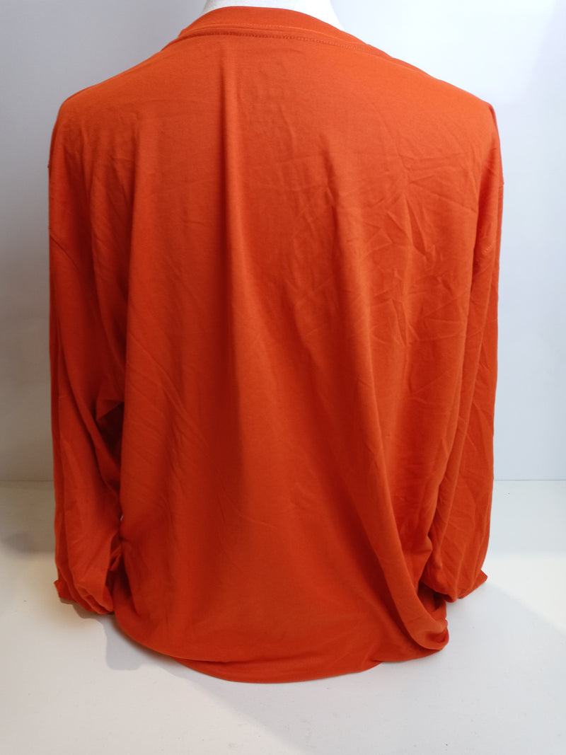 Nike Men's Legend Long Sleeve Performance Shirt Orange Size XL T-Shirt