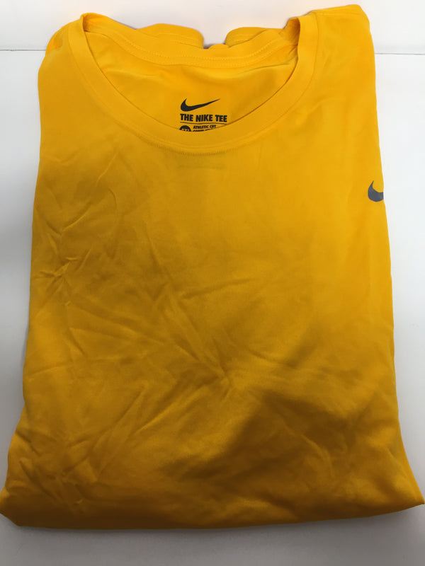 Nike Men Size 4xl Yellow Trainig T-shirt