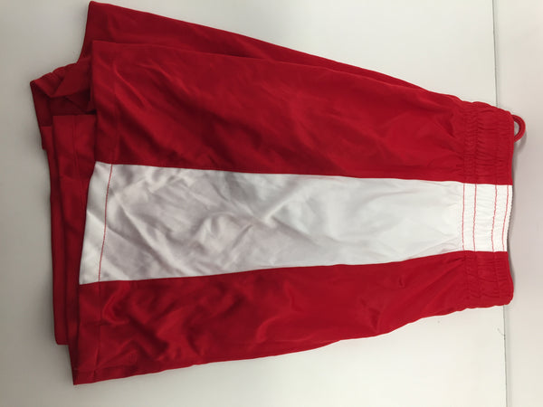 Nike Women Size Medium Red/white Ftbll/socc Shorts