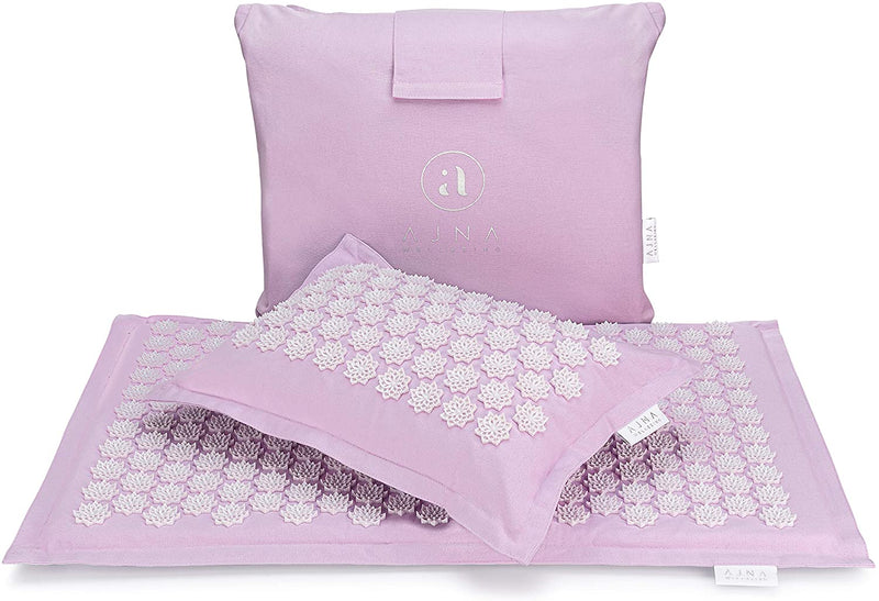Ajna Acupressure Mat and Pillow Set, Twilight Purple