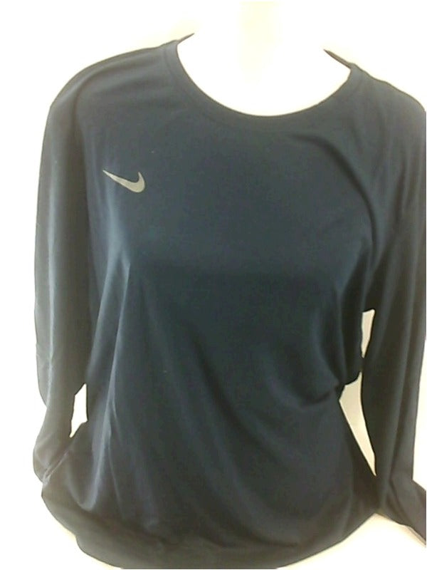 Nike Womens Legend L/S T SP20 TOP - College Navy/College Navy/Cool Grey - XL Size X-Large