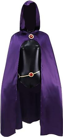 Teen Titans Raven Cosplay Costume Uniform for Women Small