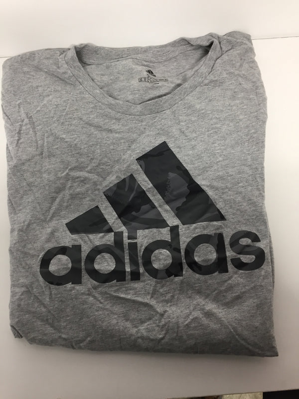 Adidas Men Size 2XLarge Grey T-Shirt