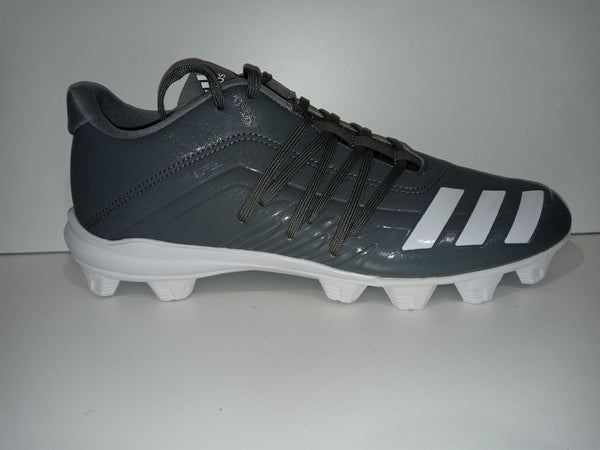 Adidas Men Size 9 Grey Football Pair Of Shoes