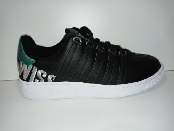 Kayswiss Men Size 11 Black Green Court Style Since 1966 Pair of Shoes