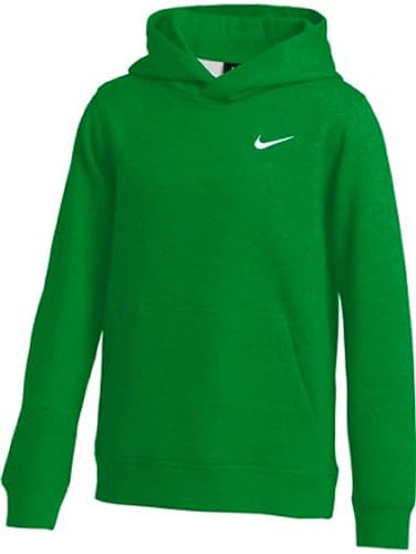 Nike Kid's Youth Fleece Pullover Hoodie Green Size Large Hoodies & Sweatshirts