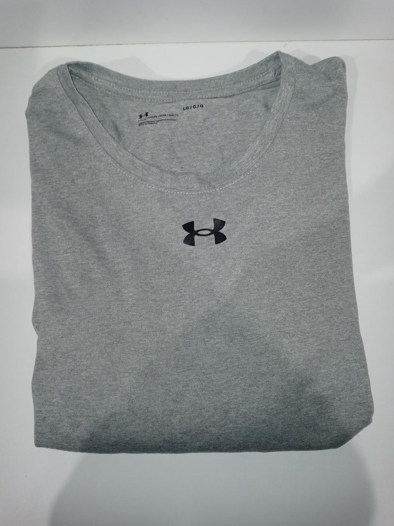Under Armour Men Size Large Grey Loose T-Shirts