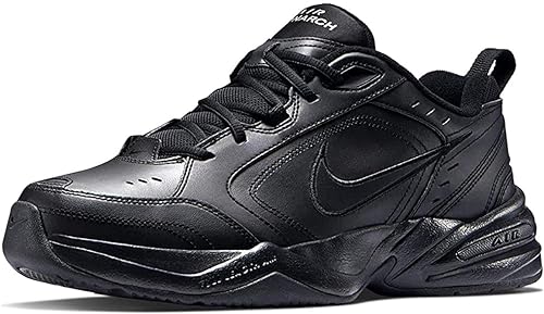 Nike Men's Size 7.5 Black Air Monarch 4e Pair Of Shoes